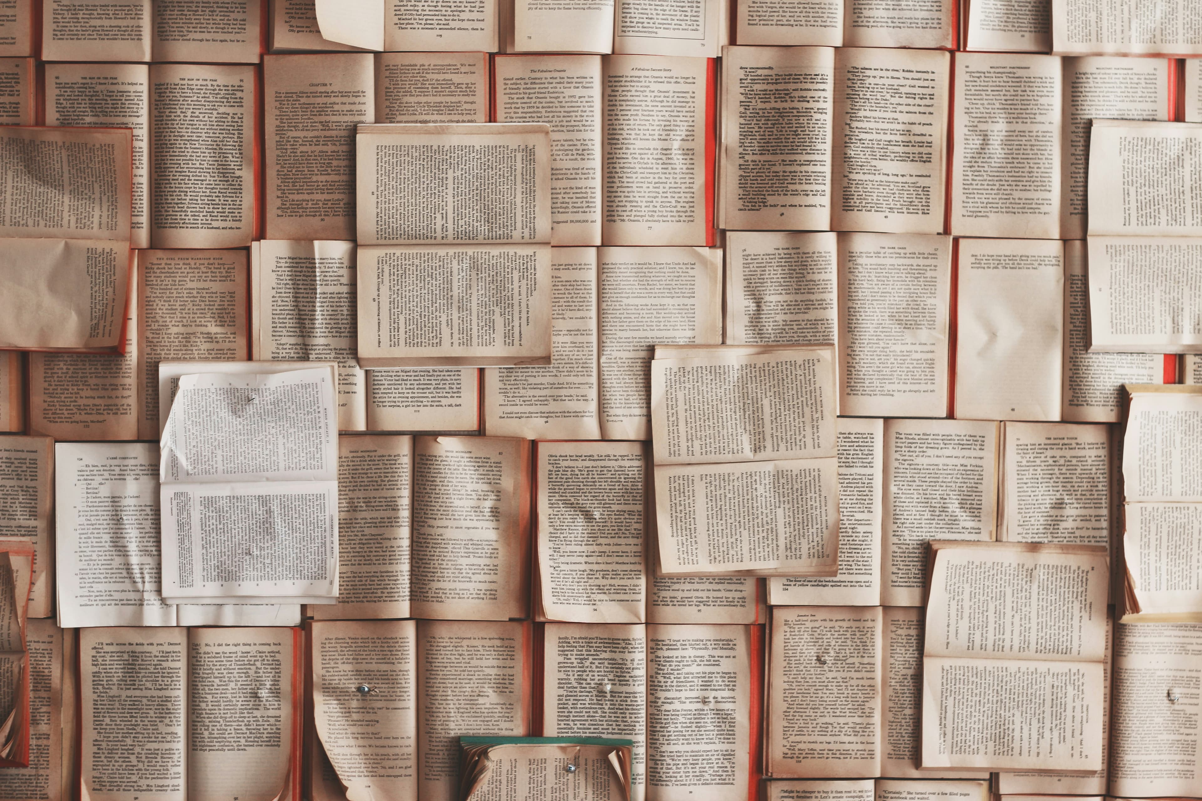 Páginas de livros